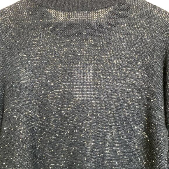Lovers + Friends Desert Nights Midnight Blue Sequin Sweater - Picture 8 of 8